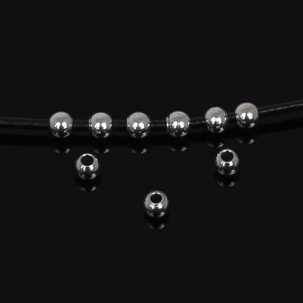 【3-12mm】不鏽鋼隔珠 大孔鋼珠  diy製作手工飾品串繩材料