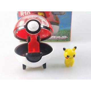 ✨門市熱銷✨Takara Tomy 多美卡 來動公仔車 R10 皮卡丘精靈球駕駛艙寵物小精靈 tomica