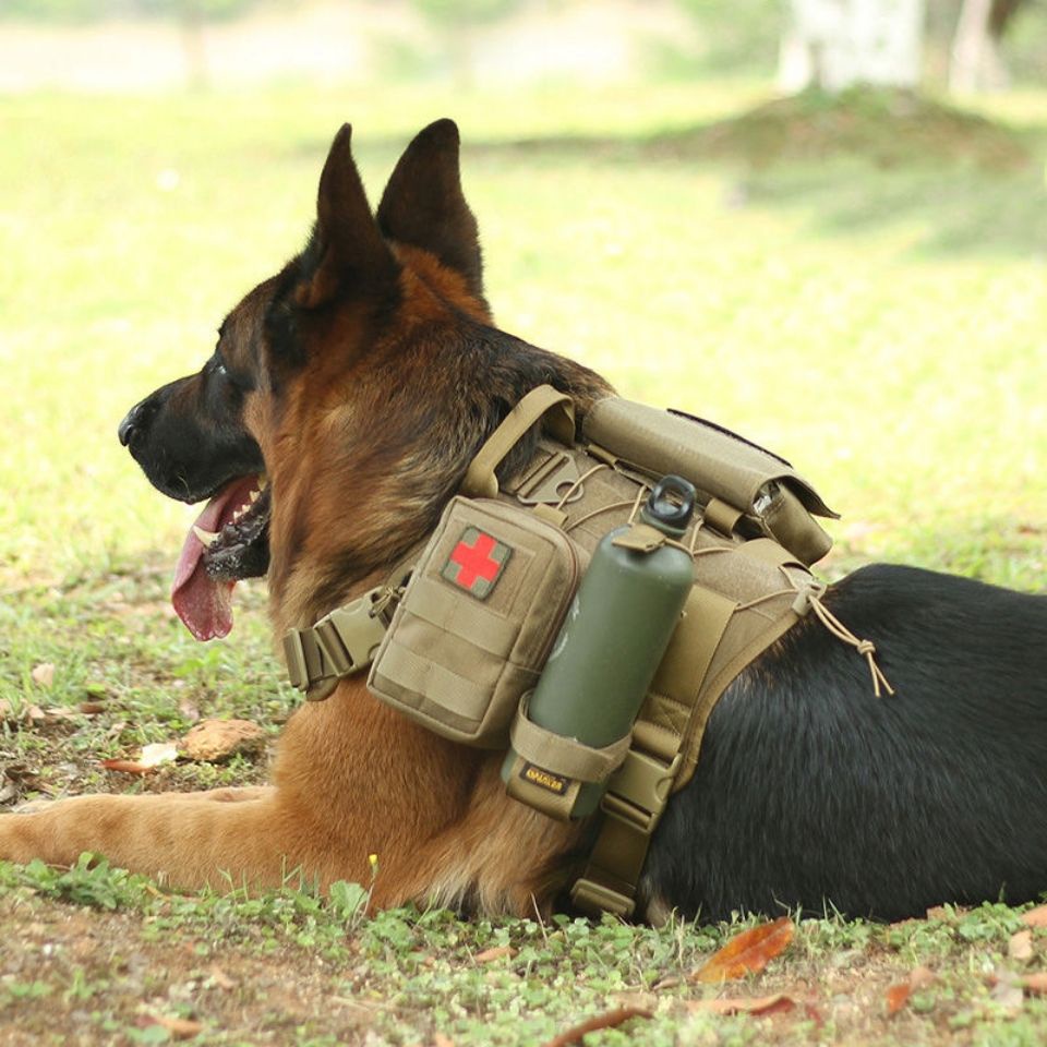 狗狗胸背帶牽引繩馬犬訓練專用項圈牽引繩,狗狗戰術胸背帶背心式套裝