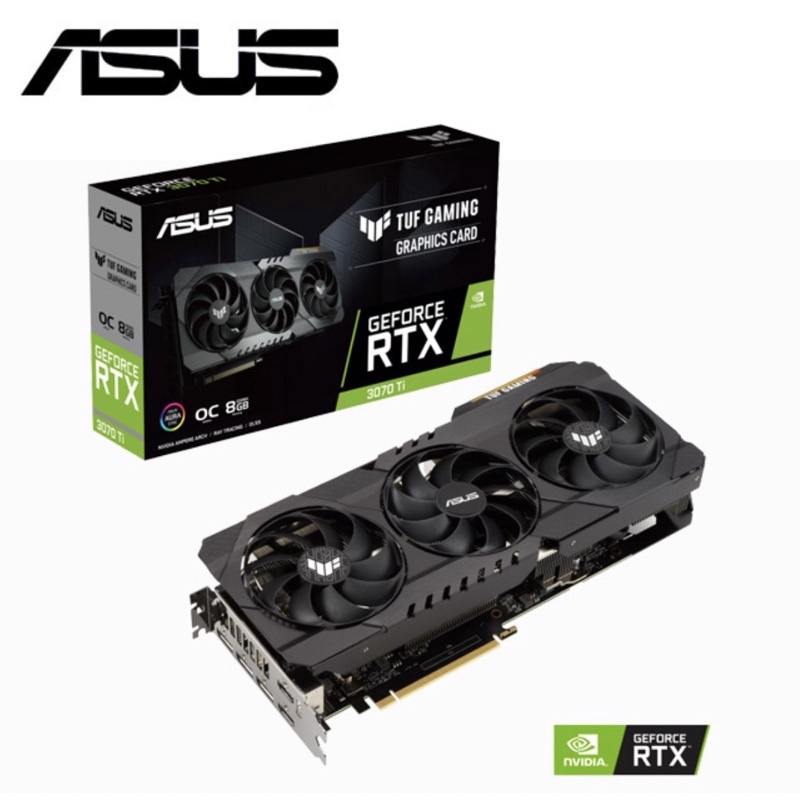 「全新現貨」ASUS華碩 3060ti 顯示卡 RTX3070Ti-O8G-V2-TUF 「其他規格 可聊聊詢問」