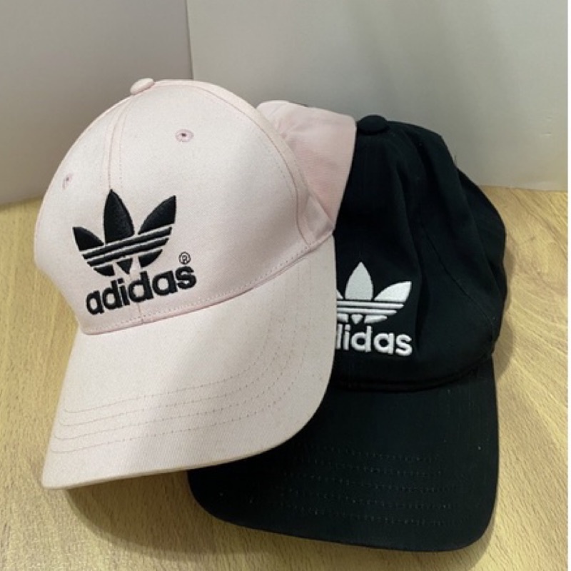 （二手）adidas’s 老帽 粉色/黑色