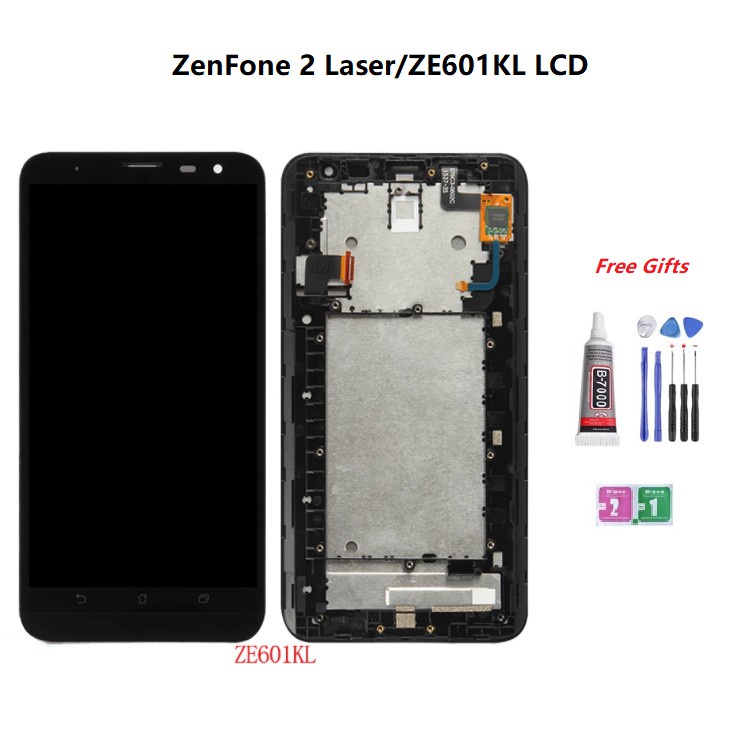 ✶帶框總成兼容華碩Zenfone 2 Laser ZE601KL 螢幕總成 液晶螢