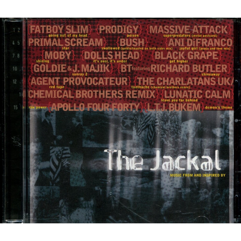 絕對目標 豺狼末日 電影原聲帶 The Jackal (Fatboy Slim/Prodigy/BT/Moby..)