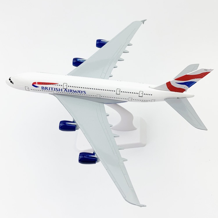 🔥門市現貨🔥20cm 英國 A380 飛機模型實心合金模型飛機靜態擺件空氣中國