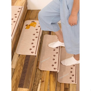 暢銷丨樓梯防滑地墊自粘免膠樓梯墊踏步墊實木地板墊子防水地毯