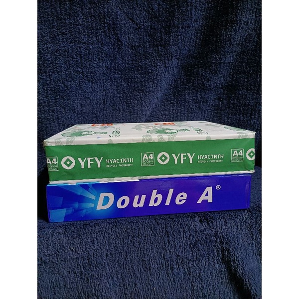 文具用品 A4影印紙 80磅500張 風信子再生影印紙 或 Double A影印紙