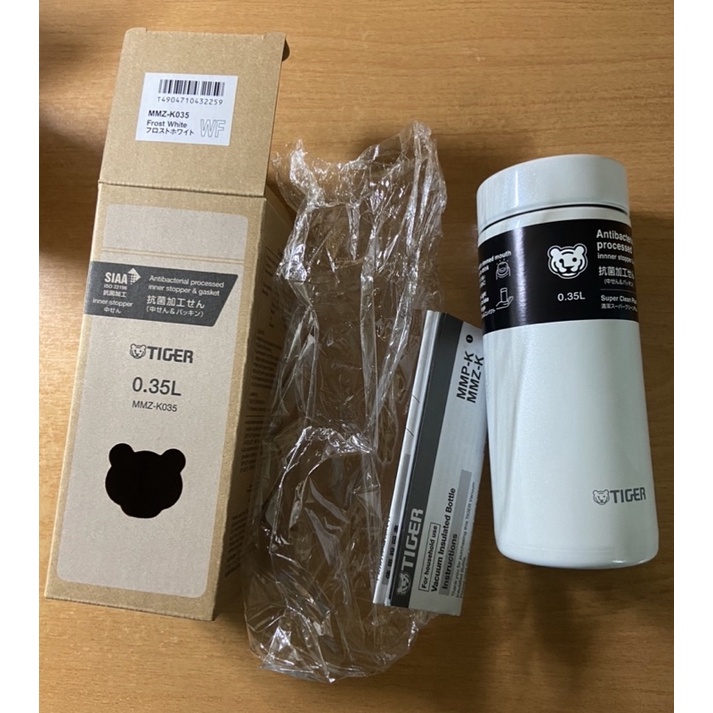 全新日本虎牌TIGER 夢重力不銹鋼真空保溫保冷杯MMZ-K035系列 350cc 超輕量型