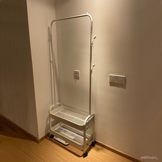 『MOKA®摩卡』衣架臥室落地傢用移動衣帽架多功能收納置物架簡易掛衣架晾衣架子