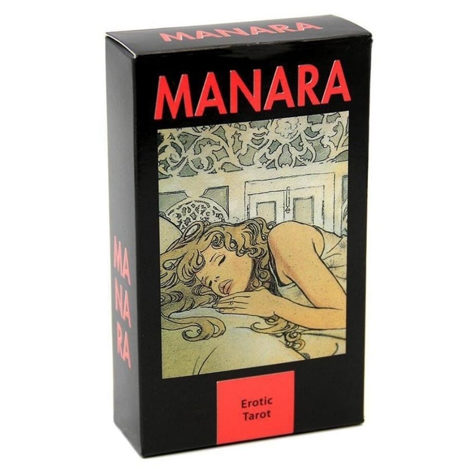 甲板Manara Erotic Tarot Deck Cards Game 感性藝術英文塔羅
