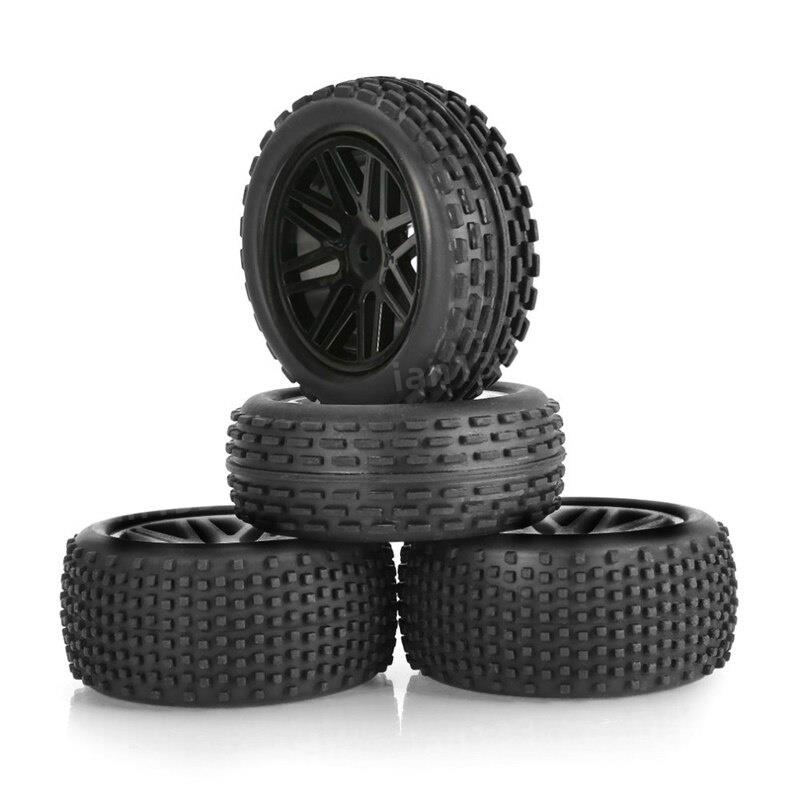 現貨 4 件 86 毫米輪胎輪胎適用於 Wltoys 144001 124019 104001 遙控車升級零件