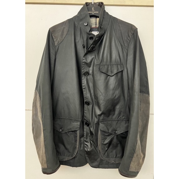 帥氣 Barbour Beacon wax jacket 油布蠟布外套