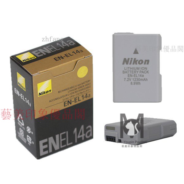 【優選下殺】Nikon EN-EL14A電池MH-24充電器P7100 P7700 P7800 D5300 D3200