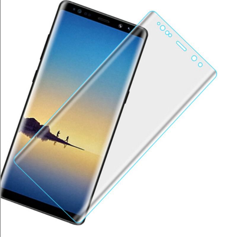 三星保護貼 保護貼 三星NOTE8鋼化膜Samsung曲麵玻璃膜note9全覆蓋膜s8Plus手機貼膜 6HVF