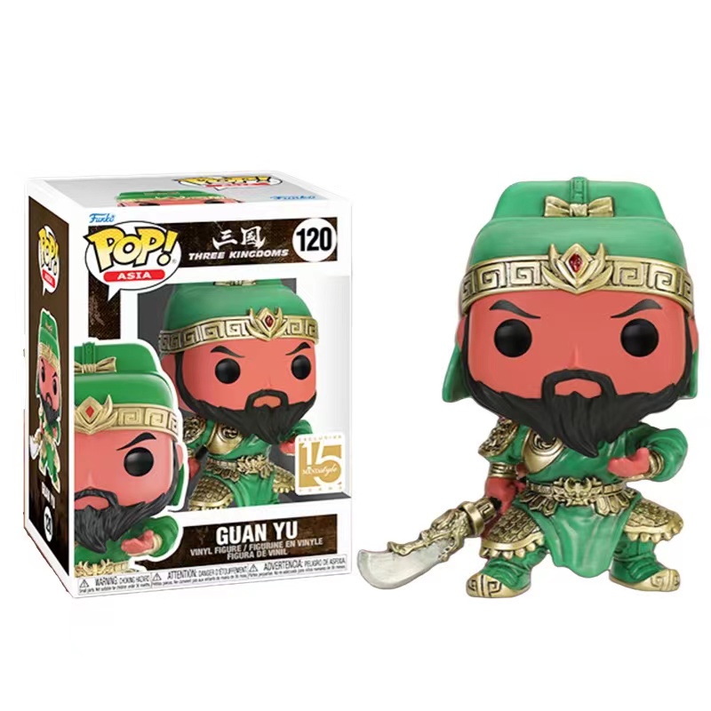 Funko pop 正版新款三國系列人物之GUANYU(關羽)人偶手辦