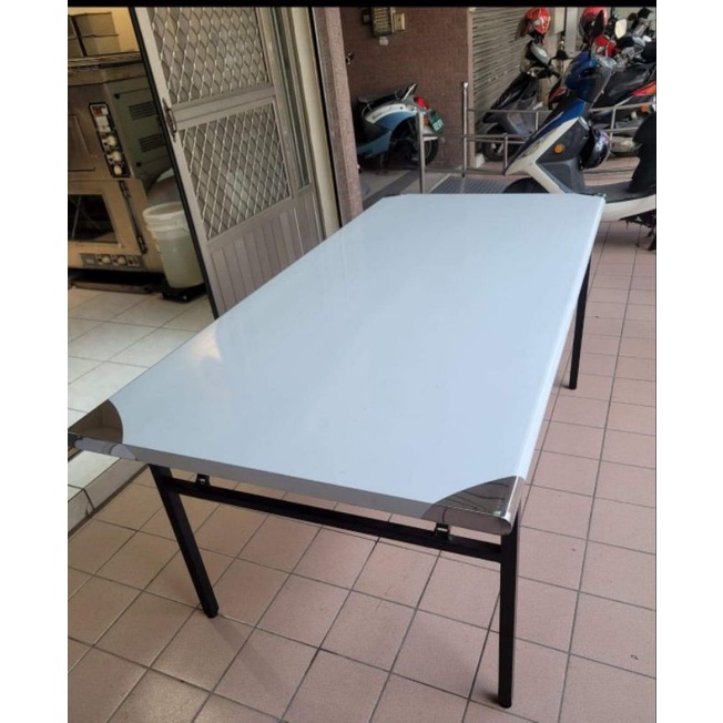 全新白鐵客製大尺寸折疊桌長6尺×3尺