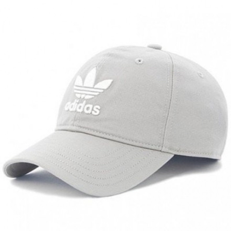 轉賣ADIDAS Originals Trefoil Cap 灰帽 三葉草 愛迪達 鴨舌帽 老帽 愛迪達帽 BK7282