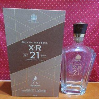 約翰走路21XR年蘇格蘭威士忌 空酒瓶+包裝盒