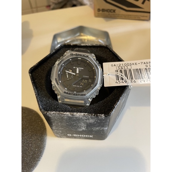 CAISO G-SHOCK 農家橡樹 透明 全新台灣公司貨 GA-2100SKE-7ADR