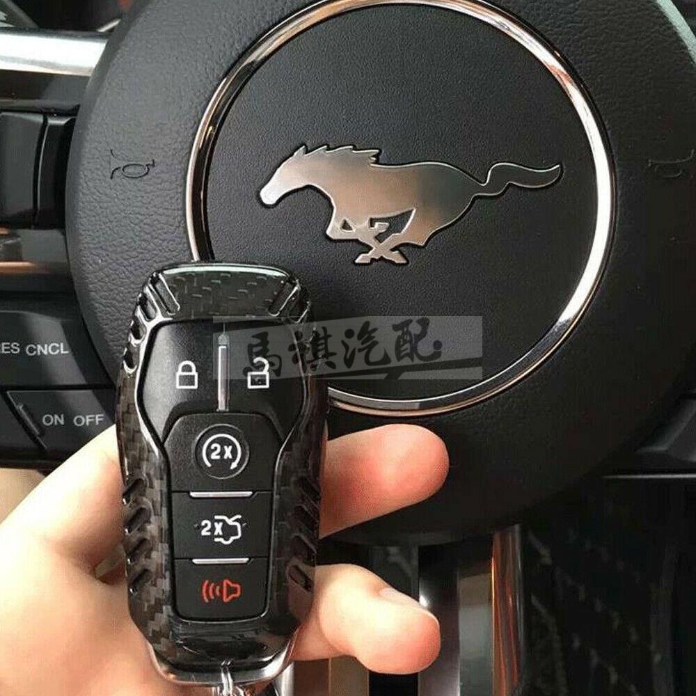 馬祺福特 Ford 碳纖維鑰匙殼 鑰匙套 鑰匙保護殼 野馬 Mustang MustangGT
