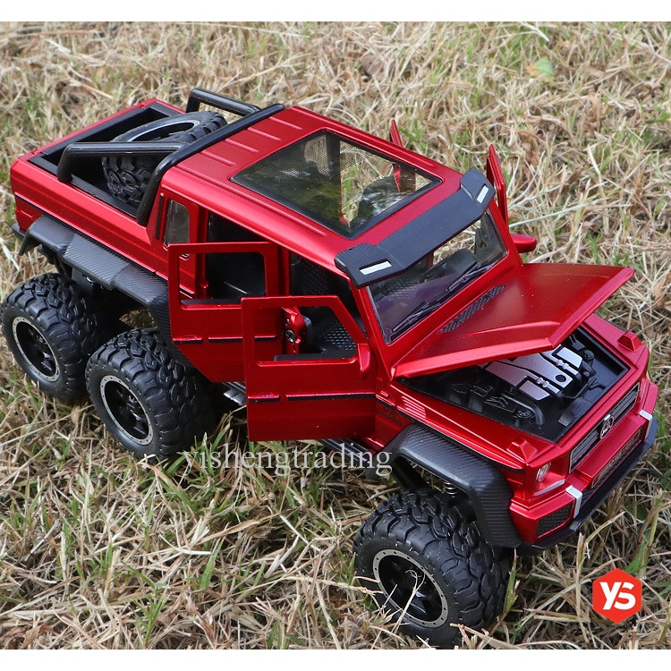 ✨門市現貨✨汽車模型 1:32 BENZ 賓士 G63 AMG 6X6 六腳怪 越野車 大腳車