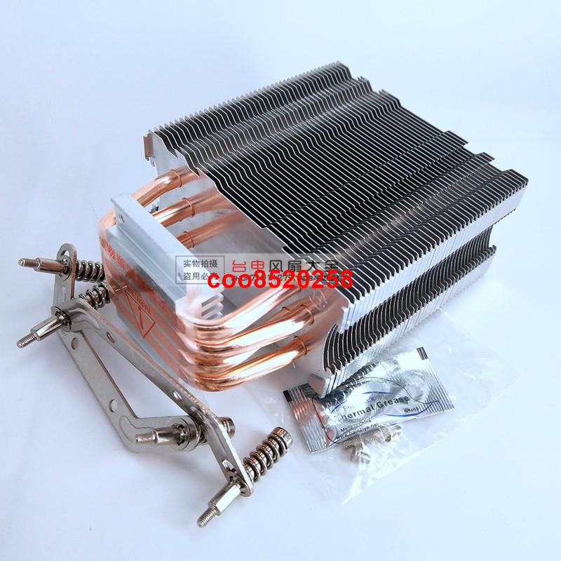 🔥 Delefun 4銅管CPU散熱器LGA2011超微雙路X79雙子星服務器散熱風扇 #coo8520258