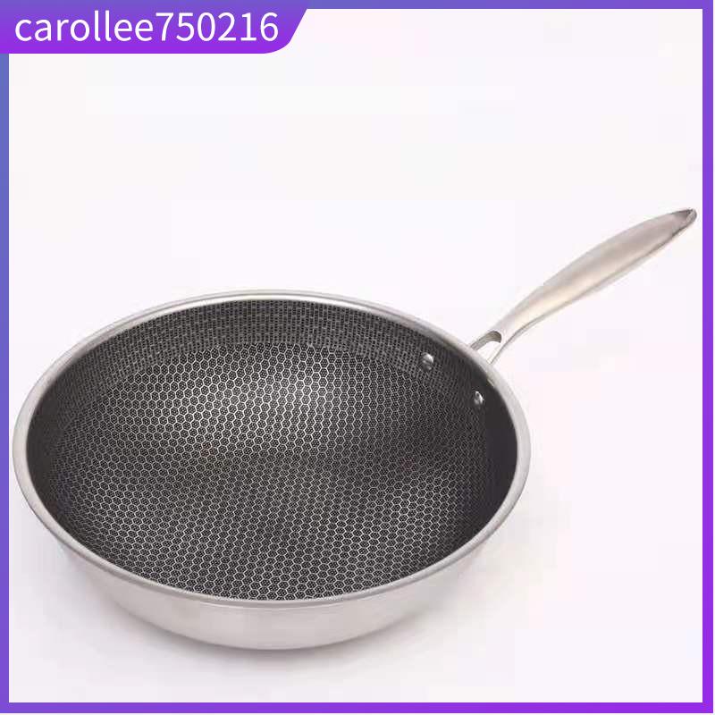 32cm Stainless Steel Nonstick Frying Pan Honeycomb Stainless