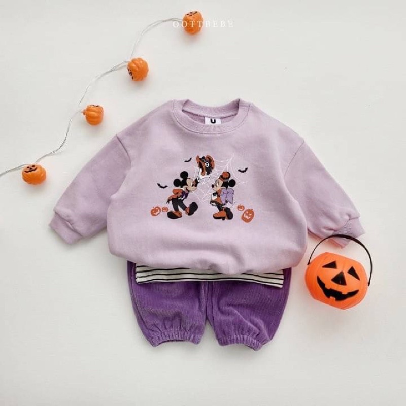 【現貨】正韓童裝Oottbebe 萬聖節特輯🎃-米奇米妮過萬聖節上衣