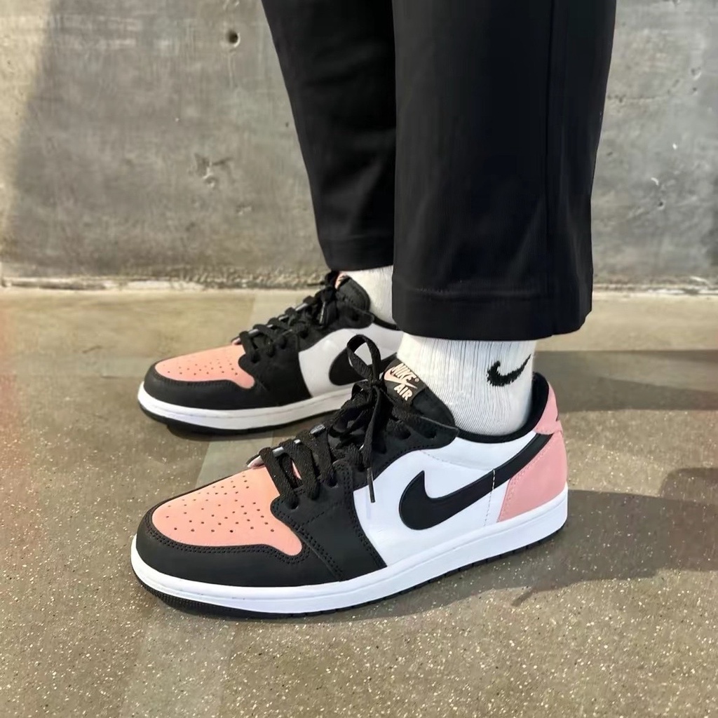 Air Jordan 1 Low OG Bleached Coral 粉色 復古 黑粉 CZ0790-061