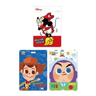 迪士尼Disney 直式雙層證件套-米妮/胡迪/巴斯光年(隨機出貨)(1入)