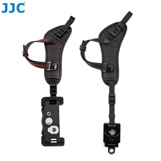 JJC 超纖皮相機手腕帶 單眼微單通用可平放 帶1/4-20三腳架螺絲孔U形底座 佳能尼康索尼松下奧林巴斯等
