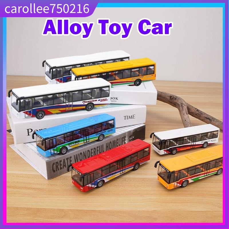 Alloy Mini Simulation Pull Back Car Bus Model Kids Toy Mini