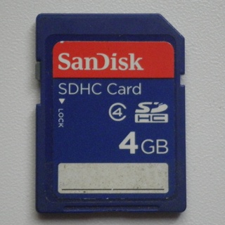 Sandisk 晟碟 4GB SDHC 存儲卡 Class 4