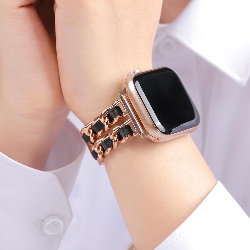 ♥適用於 蘋果手錶金屬錶帶 Apple Watch 7 45mm 41mm 44mm 40m
