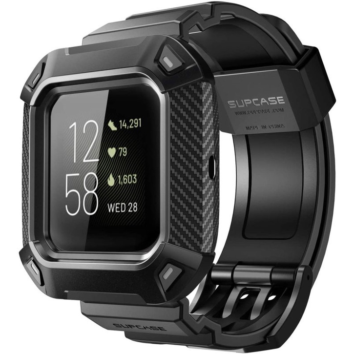 ♝SUPCASE適用於Fitbit Versa 2保護替換腕帶的Unicorn Beetle