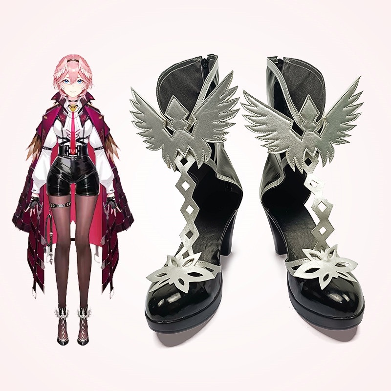 台灣出貨 加急免運 免運補貼 鞋子虛擬主播vtuber秘密結社鷹嶺琉露依cos鞋定制來圖定做 cos服配件搭配