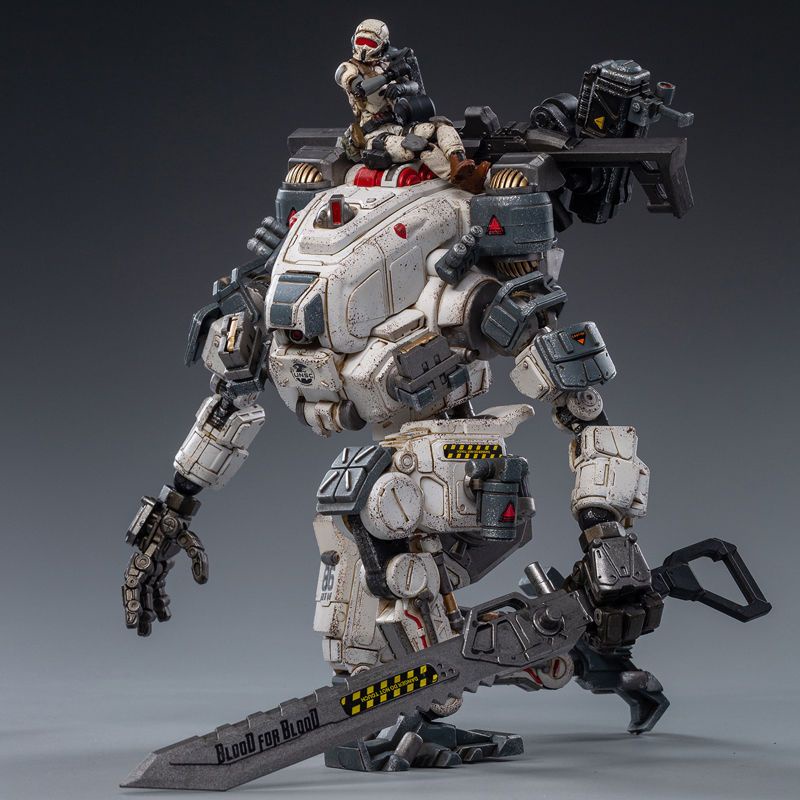 機甲機器人積木JOYTOY暗源機甲兵人變形玩具金剛機器人成品模型手辦玩具關節可動