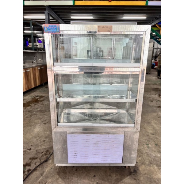 2.7尺落地小菜冰箱 110V 三層透明展示 🏳️‍🌈萬能中古倉🏳️‍🌈