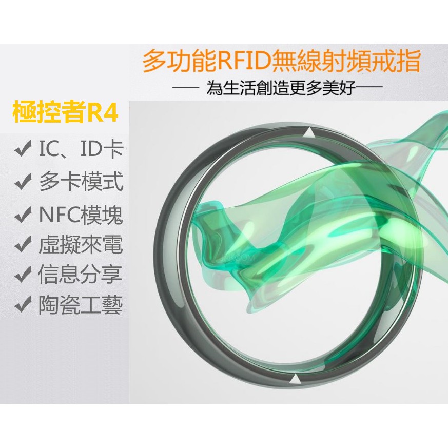 ♤智慧穿戴設備 智慧戒指R4 多功能智能指環 nfc手環 支持安