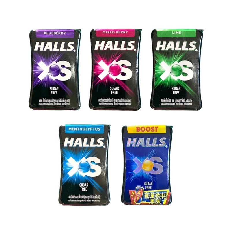 即期優惠低價！halls xs 無糖迷你薄荷糖泰國薄荷糖 西瓜 紅牛 藍莓 綜合野莓 檸檬 彩色綜合 漫威系列現貨供應