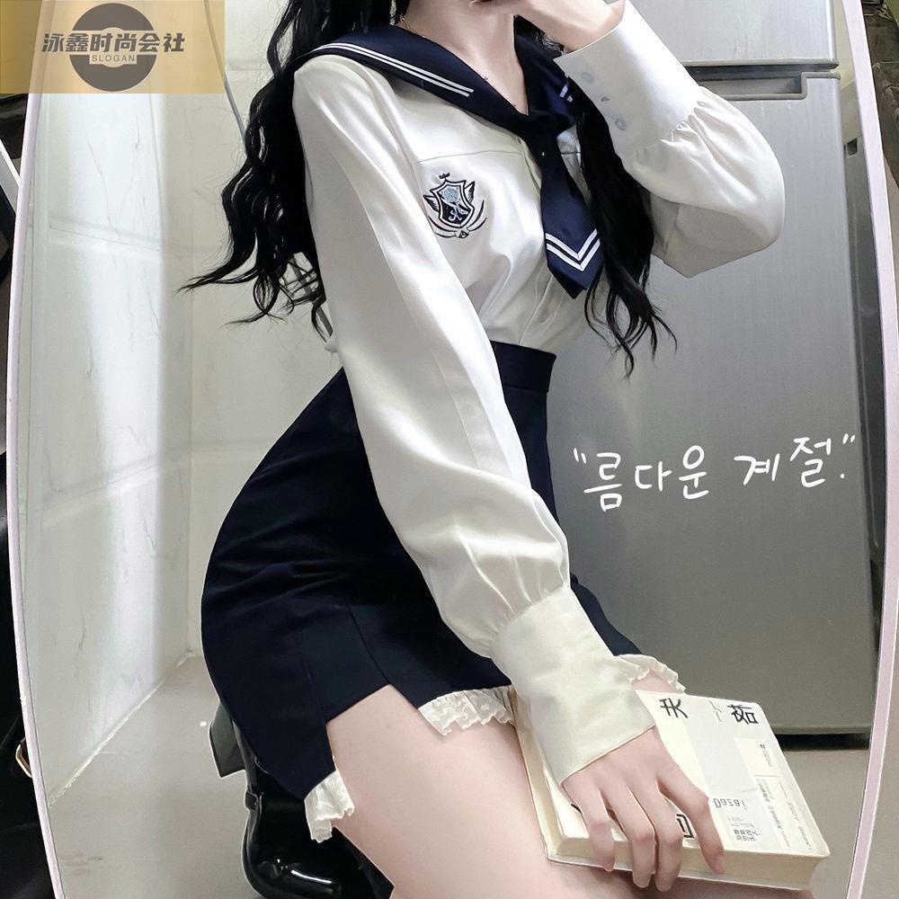 🌷【現貨熱賣】制服 學院風 【櫻高女中】貓膩JK社韓式制服 辣妹 學院風jk 包臀裙 水手服套裝 套裝女