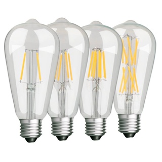 愛迪生LED燈泡 E27愛迪生燈泡光源螺口E27家用節能暖白led燈泡2W.4W照明裝飾個性