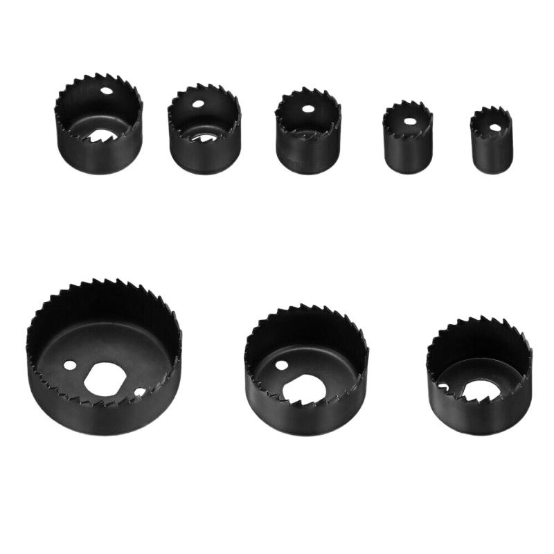 特價·熱賣·11件組合 木工開孔器塑盒裝 孔鋸石膏板開孔器 19-64mm天花板打眼套裝