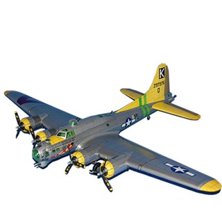 🔥門市熱銷🔥Diy紙模型1:47 66cm x 48cm美國B-17G空中堡壘轟炸機紙模型飛機DIY