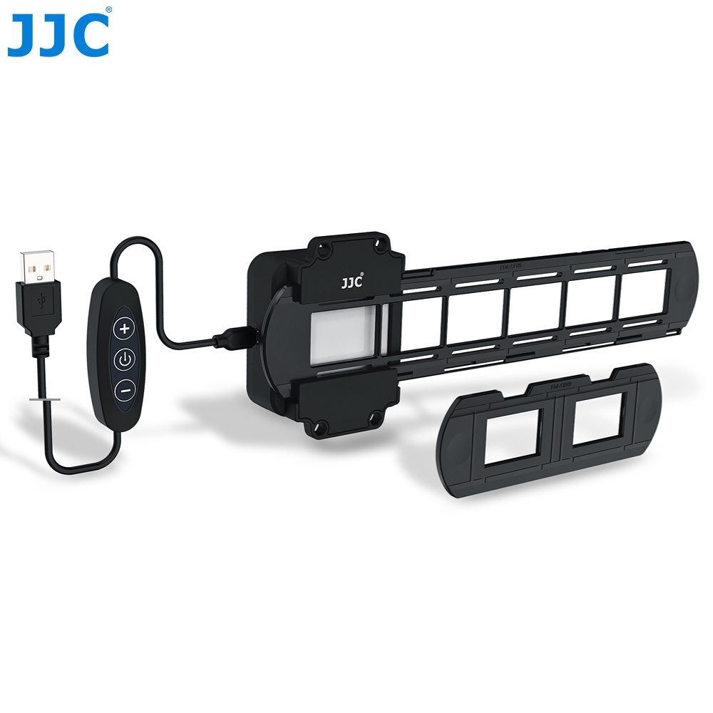 JJC ES-2膠捲底片翻拍LED補光燈套裝 負片數字化拍攝工具 單眼微單相機微距鏡頭將35mm幻燈片膠片轉換成數位照片