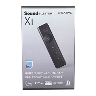 Creative Sound Blaster X1高解析度Super X-Fi USB DAC和耳機放大器(平行進口)