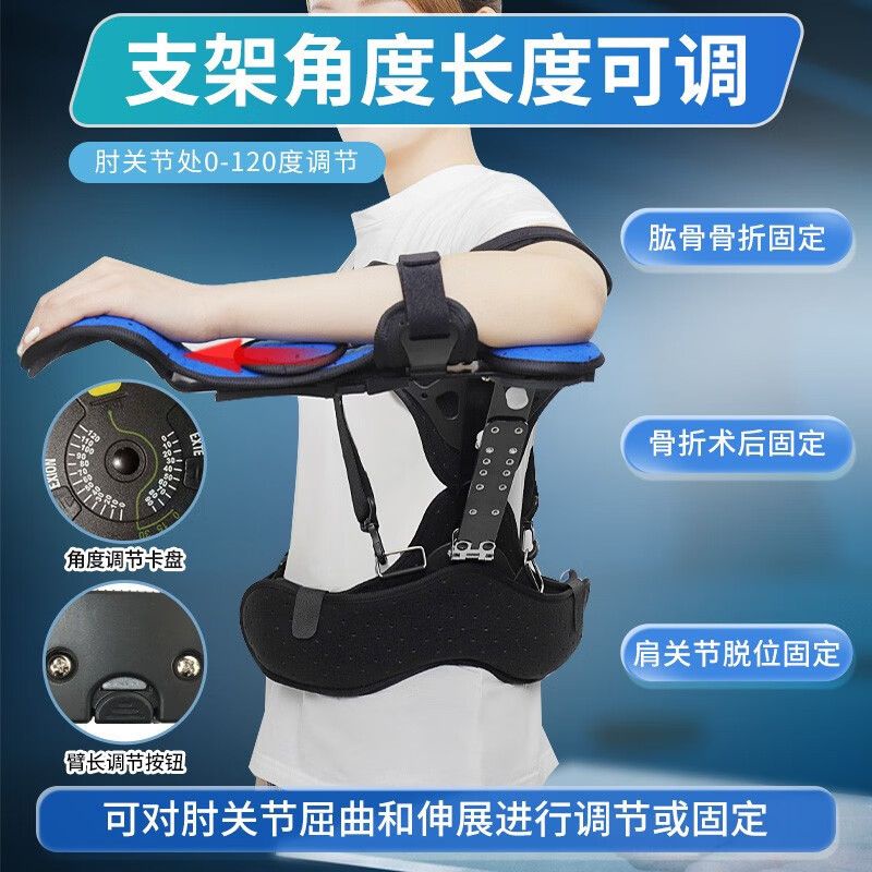 台灣熱銷保固書書精品百貨鋪肩關節外展固定支具肱骨骨折康復訓練支架胳膊固定帶肩袖損傷護具