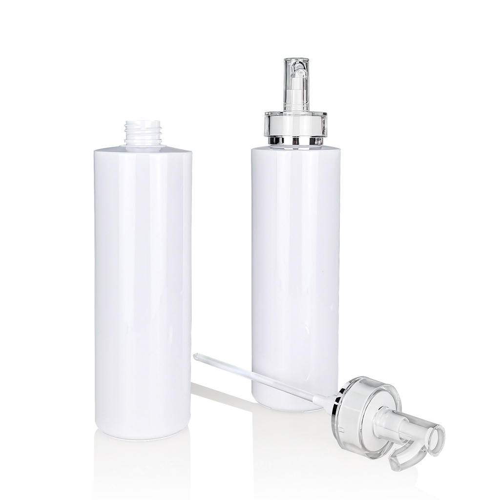 10個起賣 【】250ml/500ml 白色PET塑膠瓶水乳分裝瓶奧爾濱包材包裝
