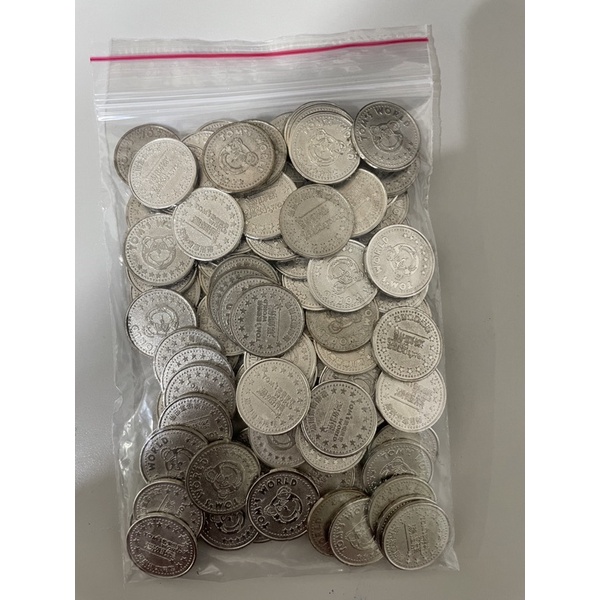 湯姆熊大銀幣，湯姆熊大金幣，1包100枚350元
