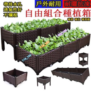 熱賣 爆殺價 花盆花器 塑膠箱 爬蟲箱 種菜盆 種植箱 種菜箱 長方形花盆 陽臺種菜 種菜神器 烏龜飼養箱 飼養種植箱