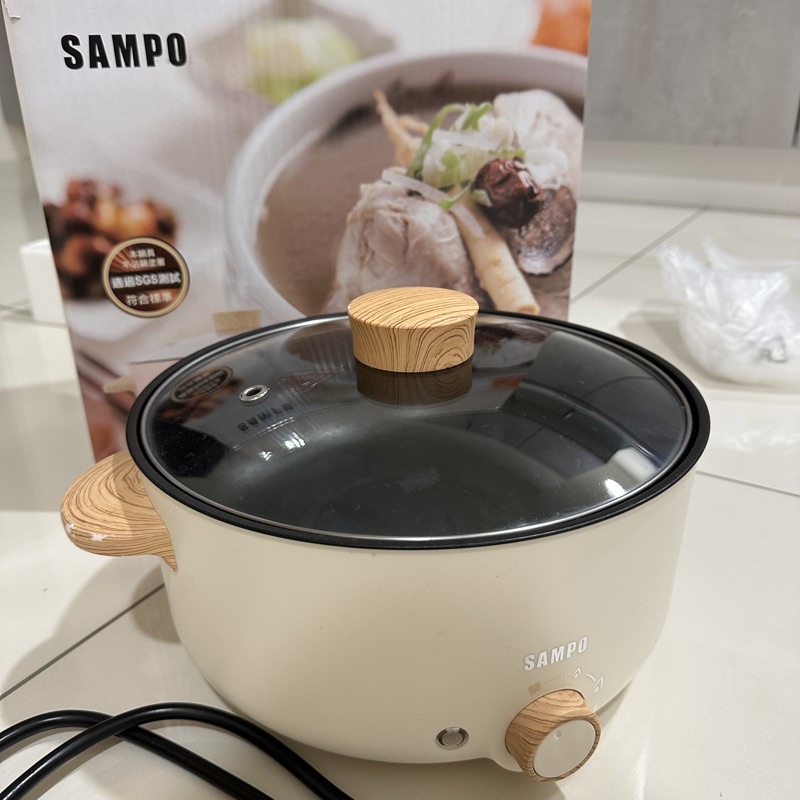 SAMPO 聲寶 3L 日式多功能料理鍋 TQ-B19301CL 料理鍋 兩用鍋 電火鍋 二手現貨